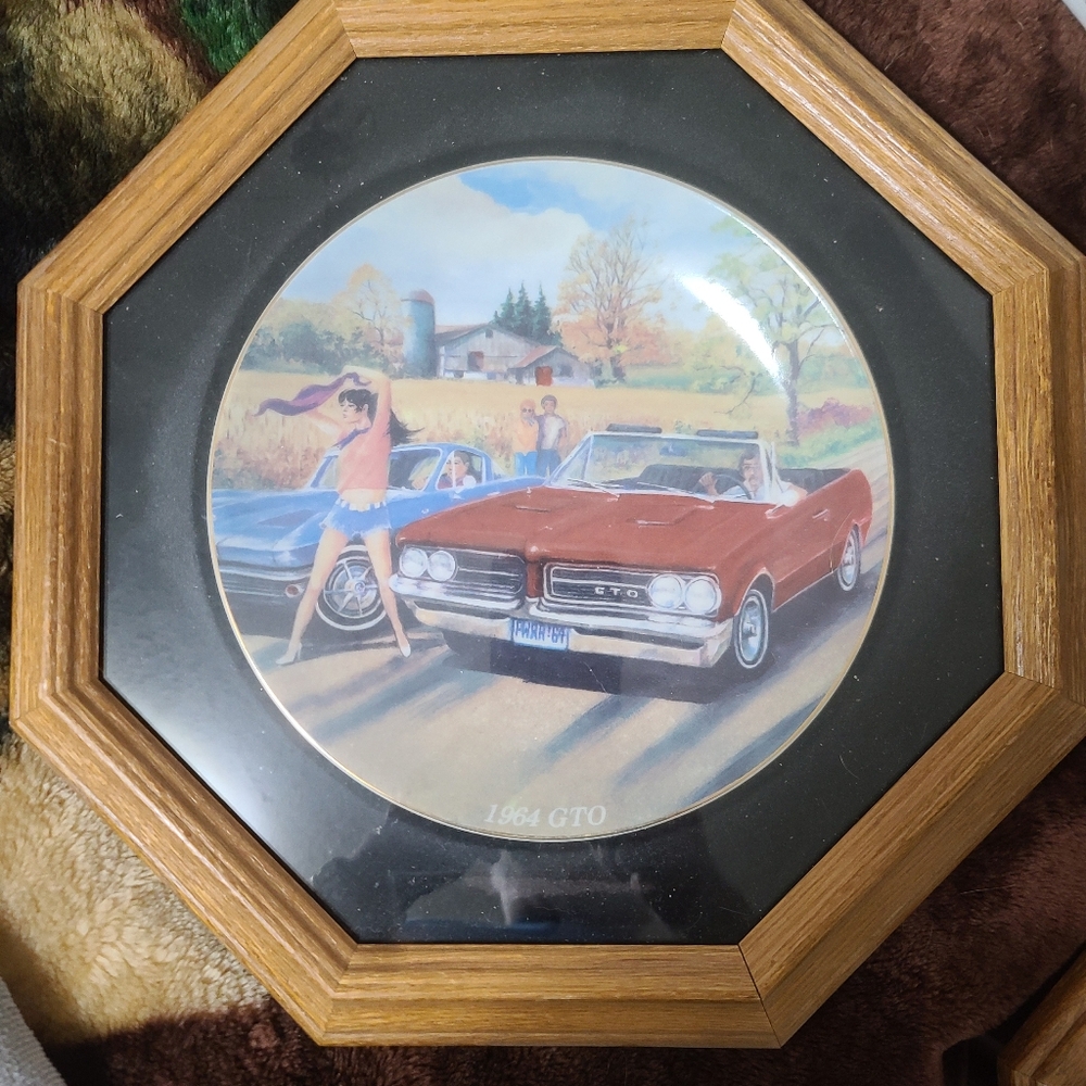 Collectors Plate of a 1964 GTO
